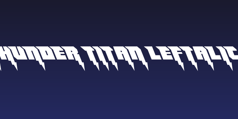 Thunder Titan Leftalic Social Header