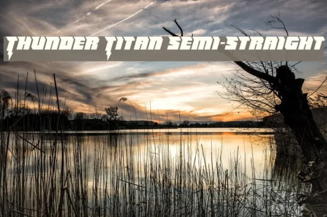 Thunder Titan Semi-Straight Example 2