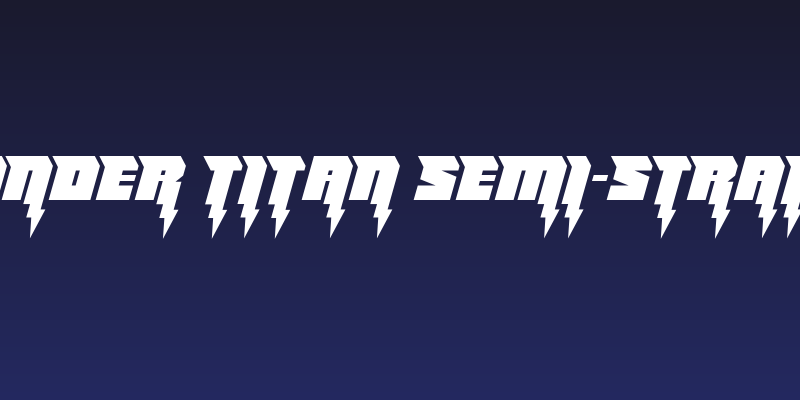 Thunder Titan Semi-Straight Social Header