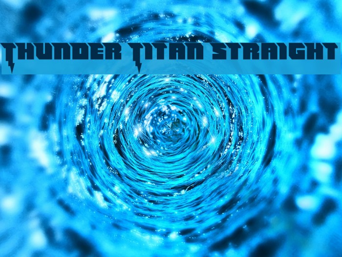 Thunder Titan Straight Example 1