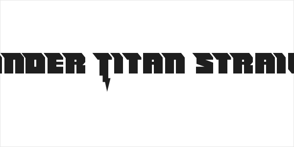 Thunder Titan Straight Logo