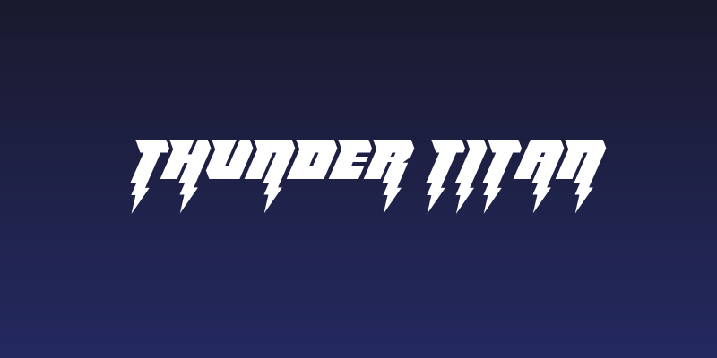 Thunder Titan Social Header