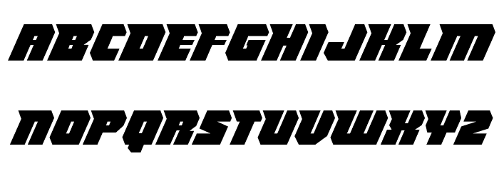 Thunder Titan Font LOWERCASE