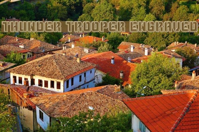 Thunder Trooper Engraved Example 1