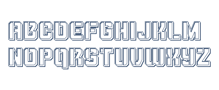 Thunder Trooper Engraved Lowercase