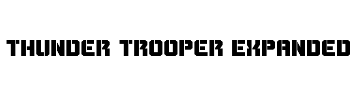 Thunder Trooper Expanded  لخطوط تنزيل