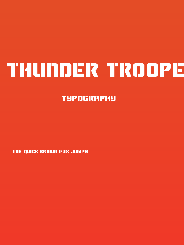 Thunder Trooper Expanded Poster
