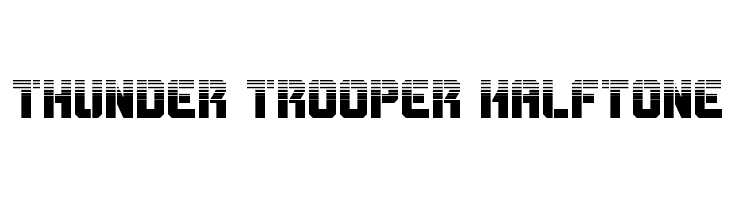 Thunder Trooper Halftone  لخطوط تنزيل