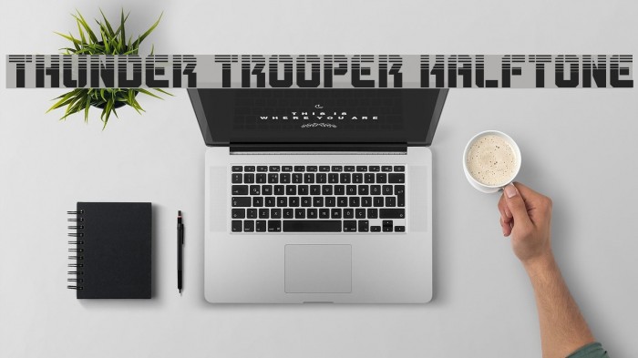 Thunder Trooper Halftone Example 2