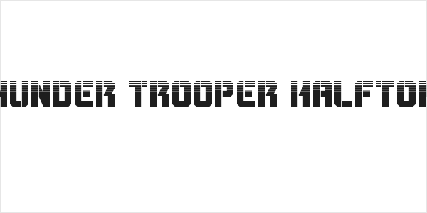 Thunder Trooper Halftone Logo