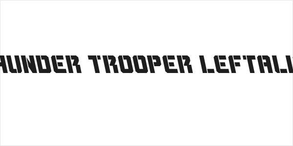 Thunder Trooper Leftalic Logo