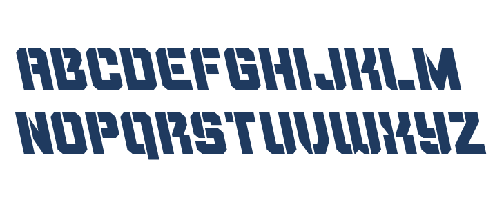 Thunder Trooper Leftalic Lowercase