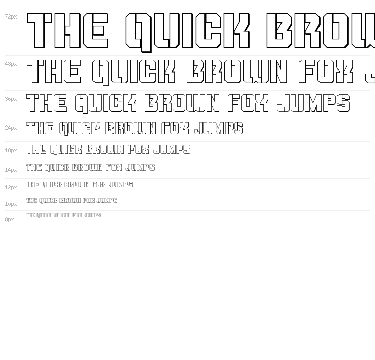 Thunder Trooper Outline Waterfall