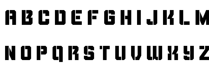 Thunder Trooper Title Font LOWERCASE