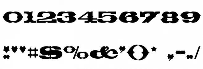 ThunderBay Font OTHER CHARS