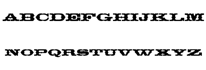 ThunderBay Font LOWERCASE