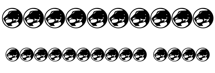 ThunderCaps Font OTHER CHARS