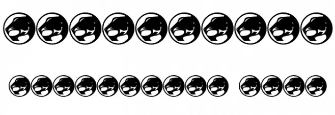 ThunderCaps Font Alte caractere