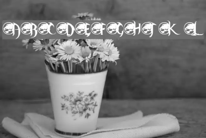 ThunderCaps Font examples