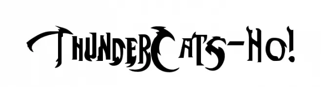 ThunderCats-Ho!  Frei Schriftart Herunterladen