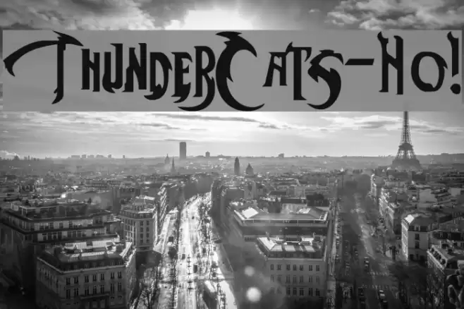 ThunderCats-Ho! फ़ॉन्ट examples