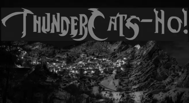 ThunderCats-Ho! फ़ॉन्ट examples
