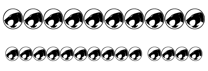 ThunderCats Font OTHER CHARS