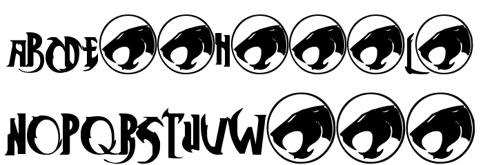 ThunderCats Font LOWERCASE