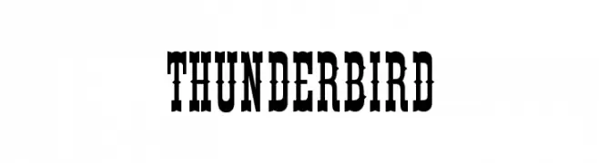 Thunderbird  baixar fontes gratis