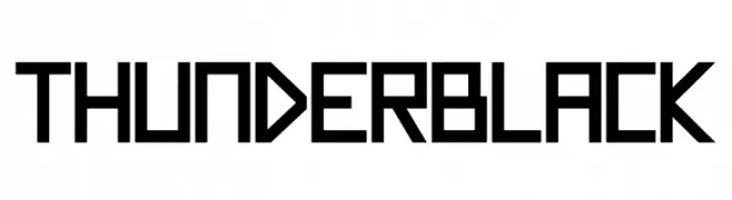 Thunderblack  Descarca Fonturi Gratis