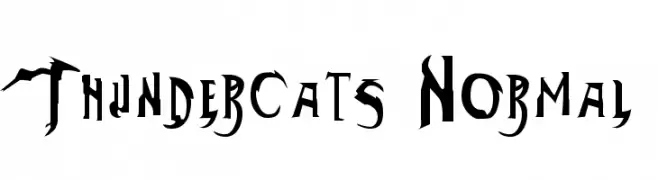Thundercats Normal  Frei Schriftart Herunterladen