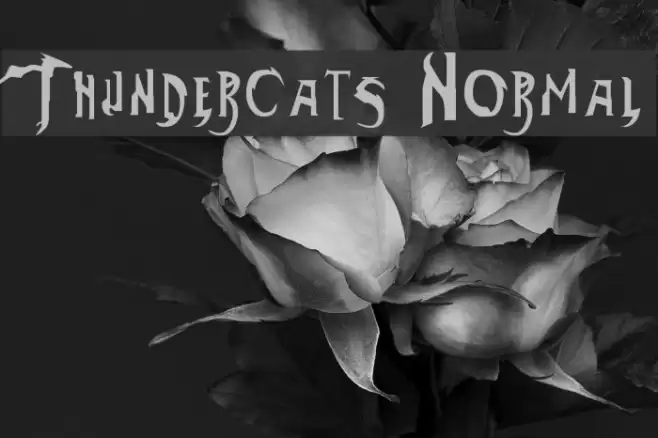 Thundercats Normal Schriftart examples
