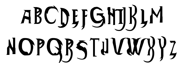Thundercats Normal Font LOWERCASE