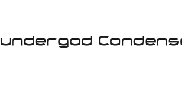 Thundergod Condensed Logo