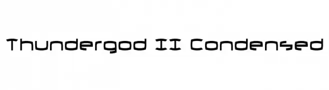 Thundergod II Condensed  Fuentes Gratis Descargar