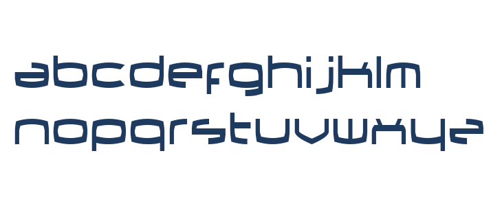 Thundergod II Condensed Lowercase