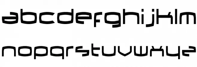 Thundergod II Condensed Caratteri MINUSCOLO