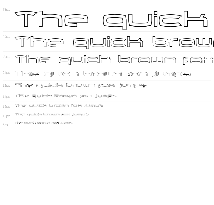 Thundergod II Outline Waterfall