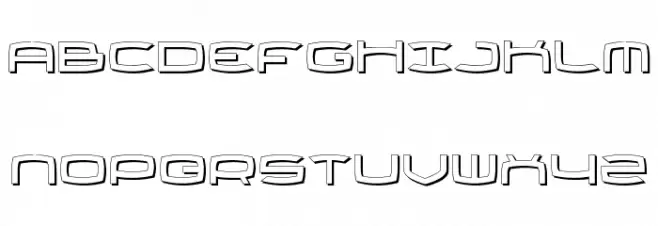 Thundergod II Shadow Шрифта ВЕРХНИЙ