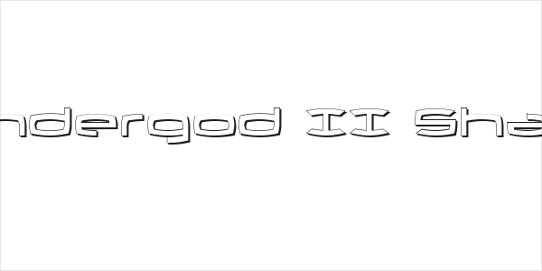 Thundergod II Shadow Logo