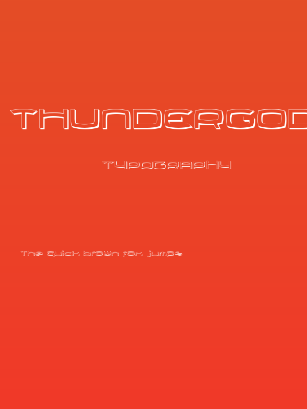 Thundergod II Shadow Poster