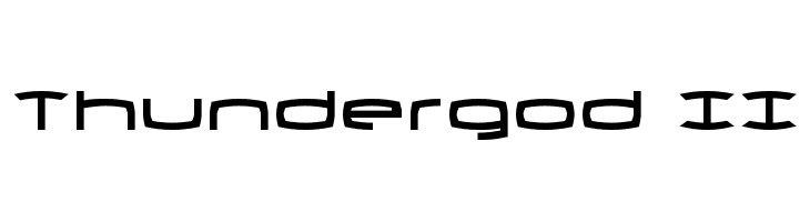 Thundergod II  नि: शुल्क फ़ॉन्ट्स डाउनलोड