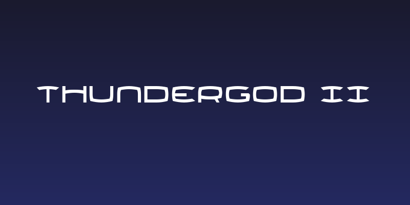 Thundergod II Social Header