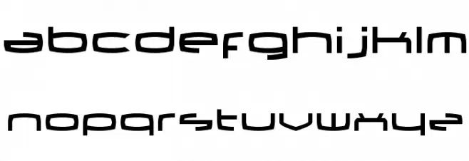 Thundergod II خط أحرف صغيرة