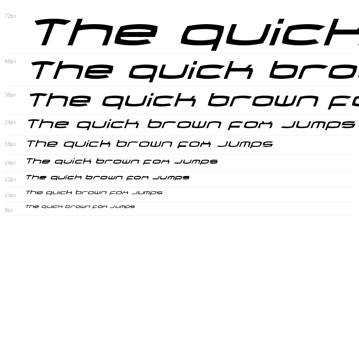 Thundergod Italic Waterfall