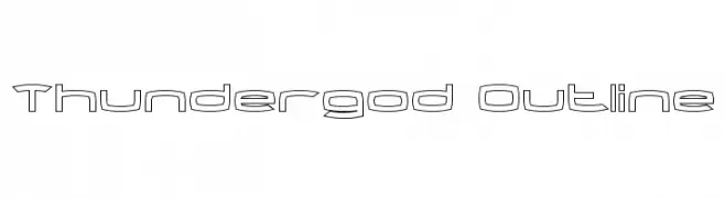 Thundergod Outline 