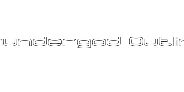 Thundergod Outline Logo