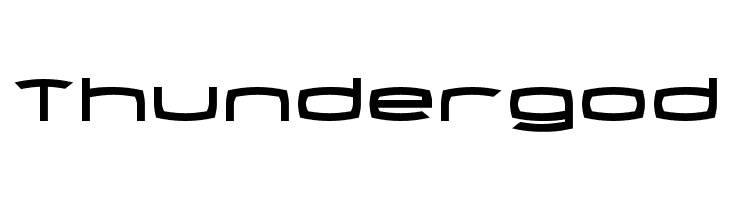 Thundergod  les polices de caractères gratuit tlcharger