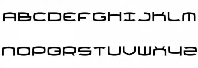 Thundergod 字体 大写