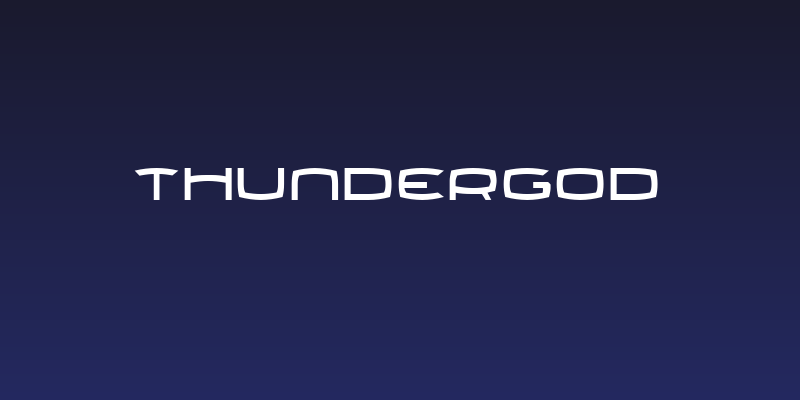 Thundergod Social Header